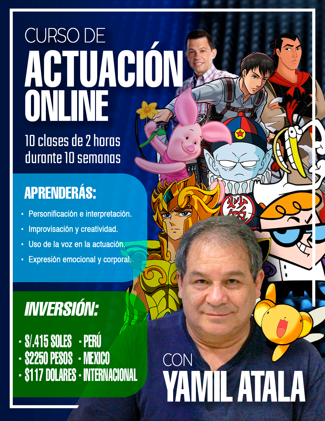 NIVEL 3 - CLASE DE ACTUACIÓN ONLINE CON YAMIL ATALA