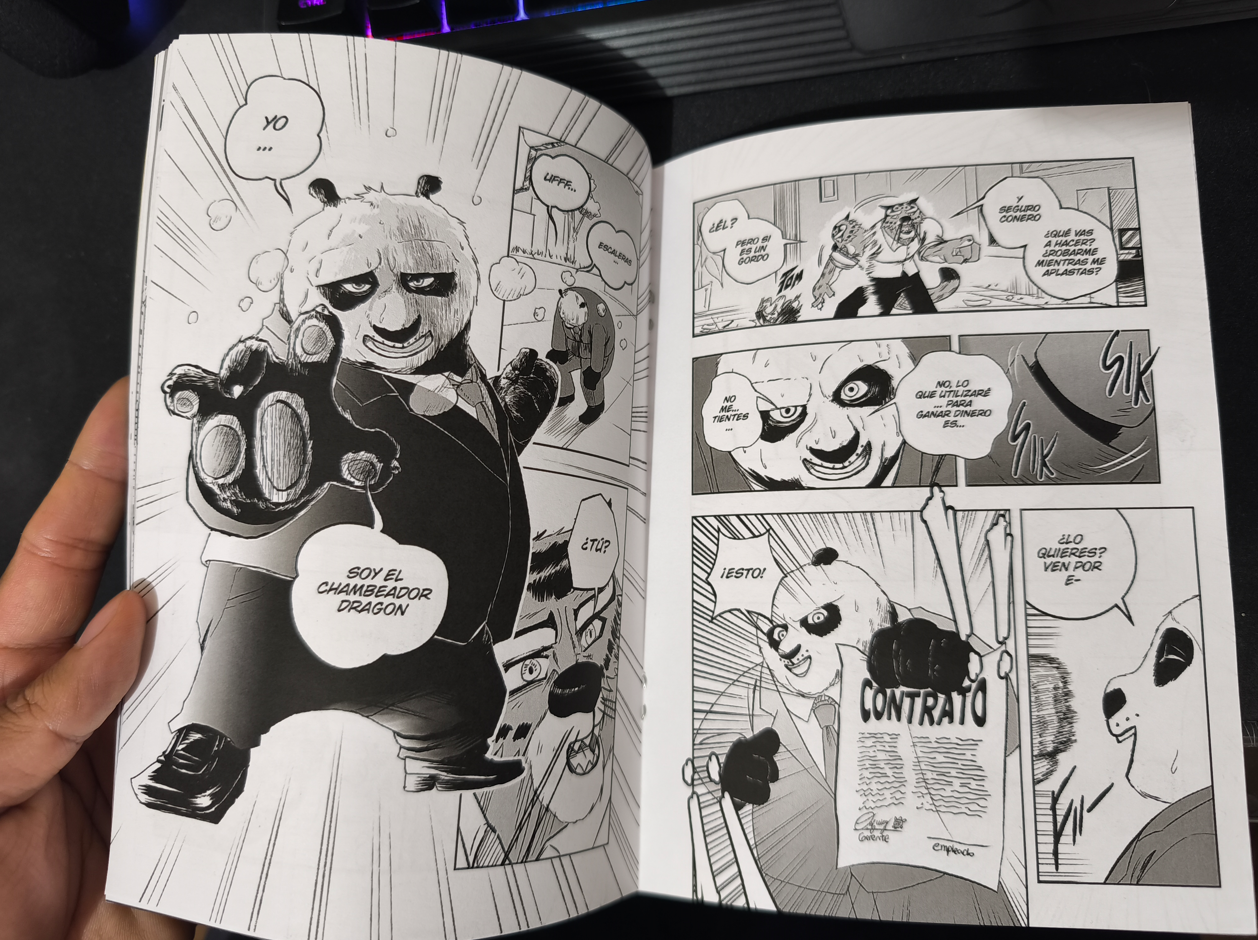 Cómic autografiado "Chambeador Dragón" 2da Edición